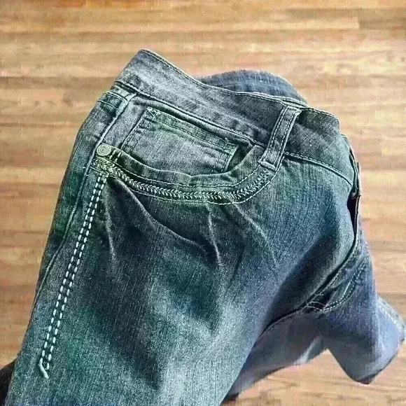 C-Jes Women's skinny jeans size 17 mid-rise stretch denim - Picture 7 of 9